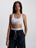 Calvin Klein Performance – Sports podprsenka, Bílá barva