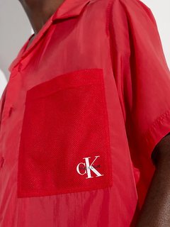 Luxusní Woven košile, Červená barva, M, L, XL