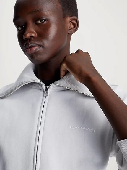 Módní Diffused Monologo mikina, Šedá barva, 2024