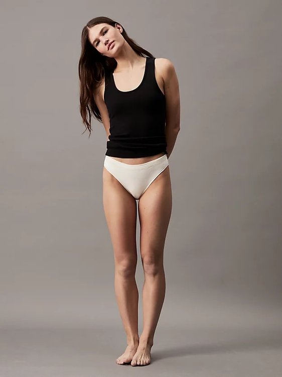 Luxusní Ideal Modal bikiny, Béžová, Krémová, Šedá barva, S, M, L