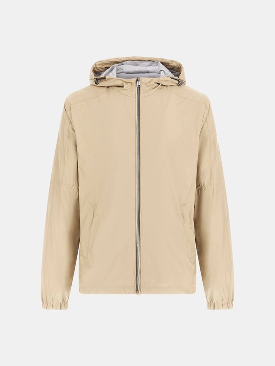 Hoodie větrovka Béžová barva Muži