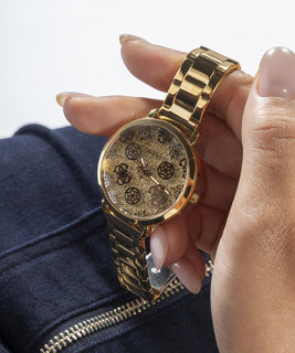 GUESS, Zlatá barva Sugarplum hodinky