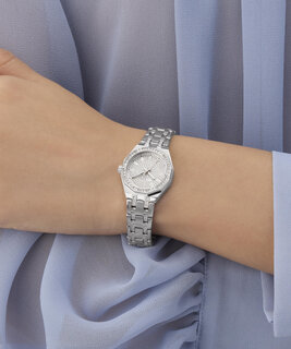 GUESS, Stříbrná barva Pixie hodinky
