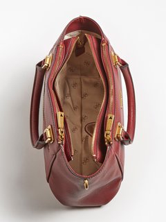 Luxusní Destiny kabelka, Vínová barva, T/U/1