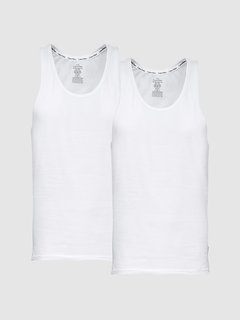 Modern Cotton tílko 2ks Bílá barva Muži