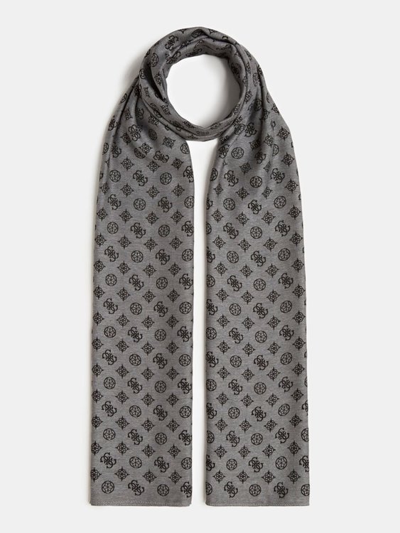 Peony šála – Guess, Šedá barva Muži