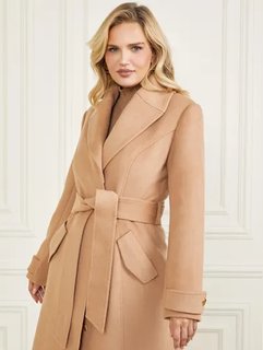 Luxusní Romina kabát, Béžová barva, 38, 40, 42, 44