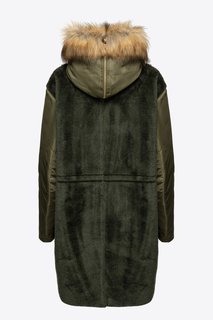 Pinko, Hnědá, Khaki, Zelená barva Paquita bunda