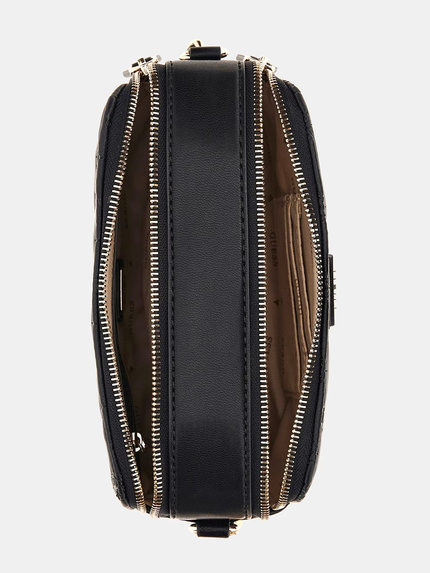 Módní Noelle crossbody camera, Černá barva, 2023