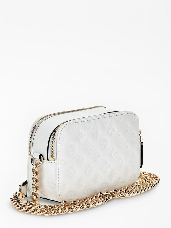 Noelle crossbody – GUESS, Bílá barva Ženy