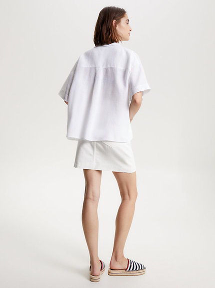 Módní WW0WW38950-YCF košile s/s, 2023