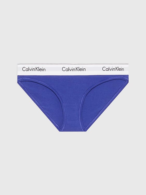 Calvin Klein Underwear – Modern Cotton bikiny, Modrá barva
