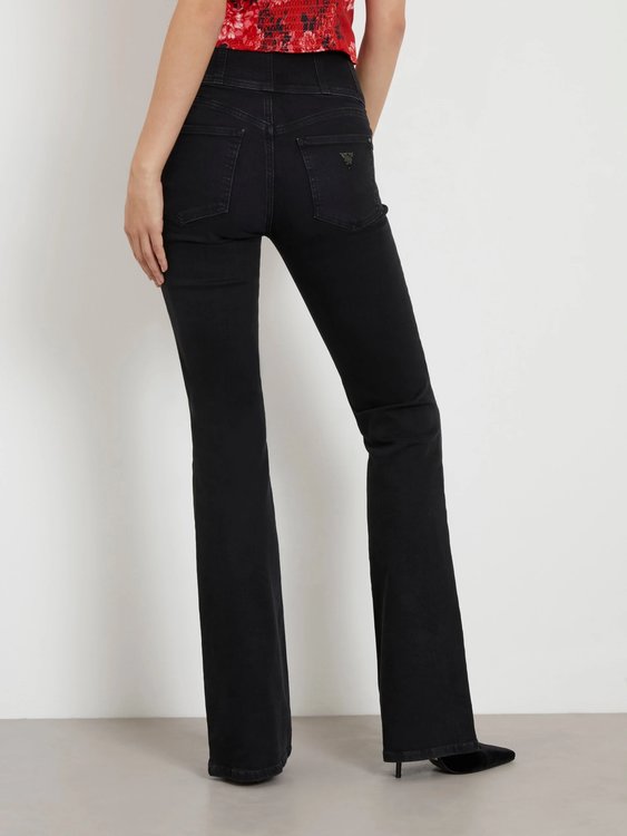 Módní Corset Shape Up jeans, Černá barva, 2024