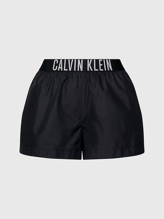 Calvin Klein Swimwear – Intense Power šortky, Černá barva