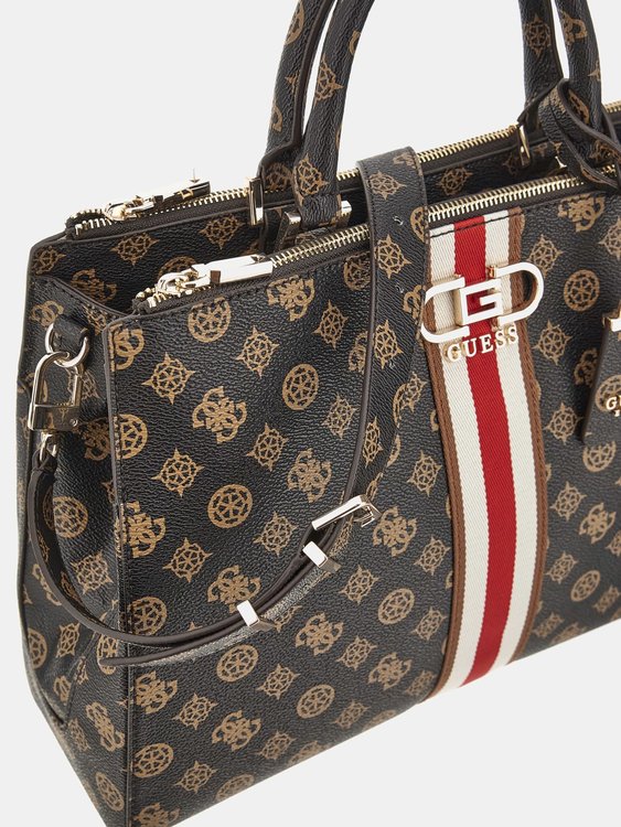 Luxusní Nelka Status velká kabelka, Hnědá barva, T/U