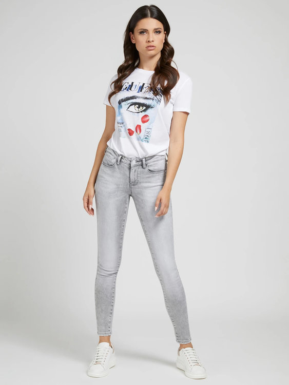 Jegging jeany Šedá barva Ženy