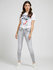 Jegging jeany Šedá barva Ženy