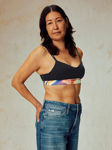 Módní Pride braletka, Černá barva, 2022