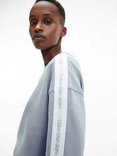 Logo tape mikina Modrá barva Ženy