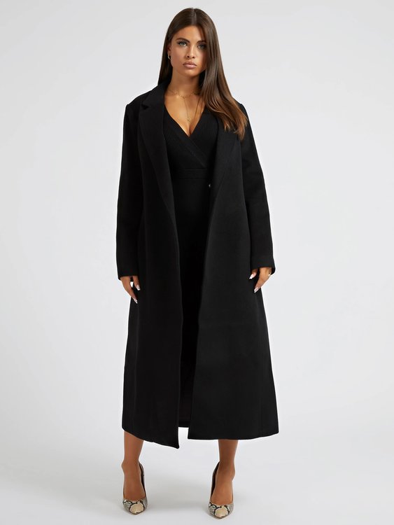 Diamante kabát – Guess, Černá barva Ženy