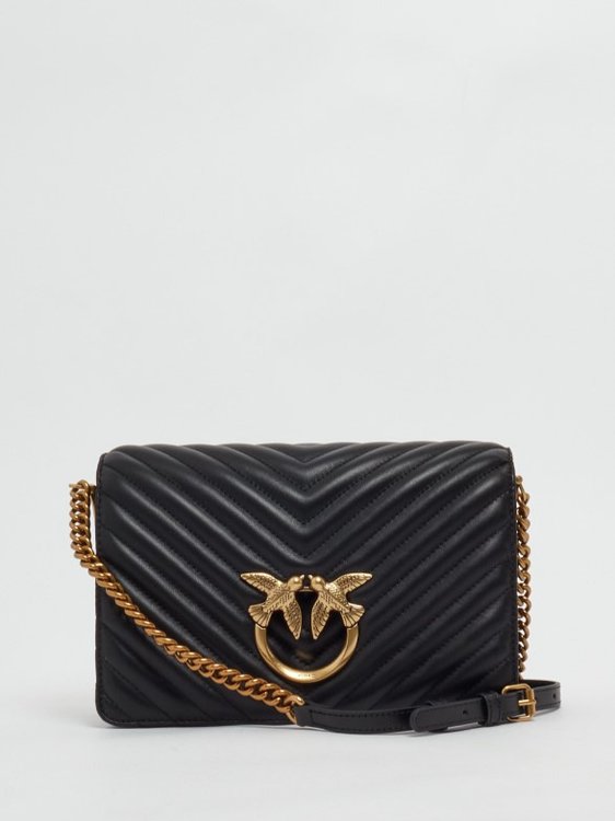 Pinko – Love Click Classic kabelka, Černá barva