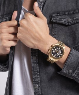 GUESS – GW0539G2-Gold Tone HODINKY 1