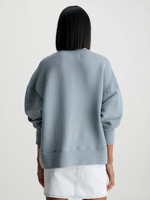 Ottoman mikina – Calvin Klein Jeans, Šedá barva Ženy
