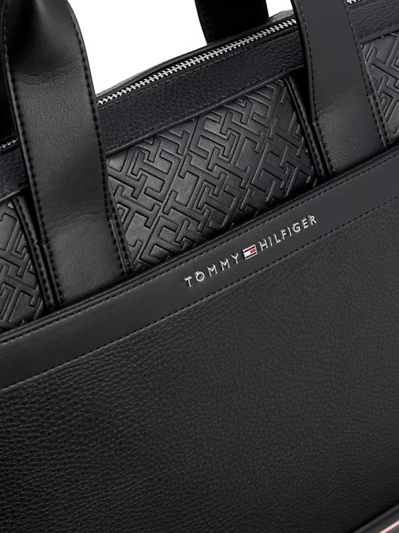 Luxusní Central Slim taška na notebook, Černá barva, OS