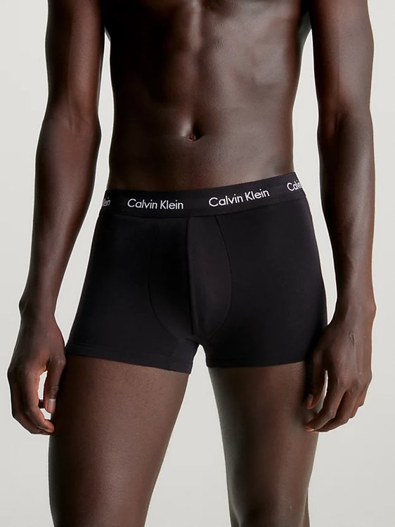 Cotton Stretch boxery 3ks – Calvin Klein Underwear, Černá, Oranžová, Růžová barva Muži