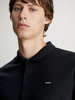 Luxusní Smooth Cotton polo triko, Černá barva, L