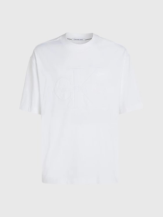 Premium Monologo triko Bílá barva Muži