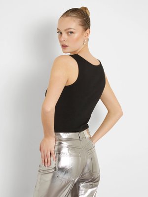 Logo Tank tílko – GUESS, Černá barva Ženy