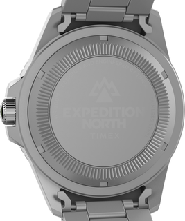 Expedition North hodinky Černá, Stříbrná barva Muži
