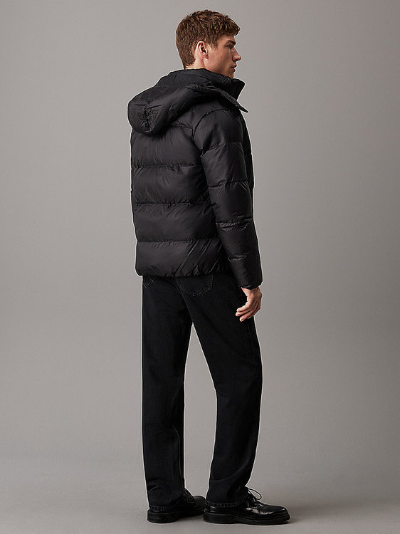 Essentials Down bunda – Calvin Klein Jeans, Černá barva Muži