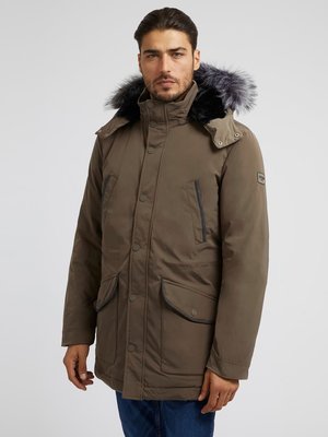 Guess – Technical parka, Hnědá barva