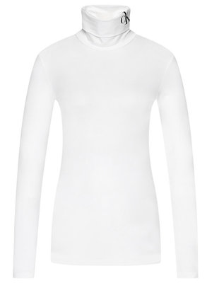 Calvin Klein Jeans – Rolákové Triko, Bílá barva