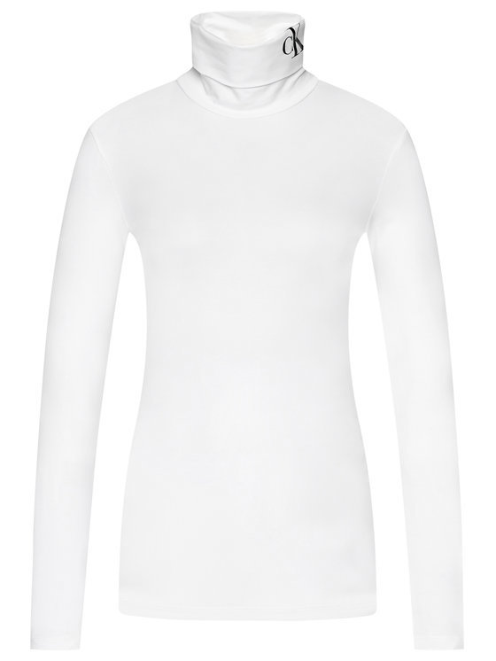 Calvin Klein Jeans – Rolákové Triko, Bílá barva