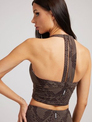 Erin sportovní top – Guess, Hnědá barva Ženy 1