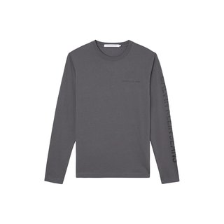 Calvin Klein Jeans – Institutional triko, Šedá barva