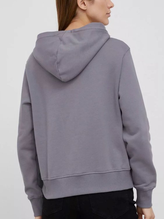 Gunmetal mikina – Calvin Klein Jeans, Šedá barva Ženy