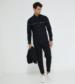 Luxusní Repeat košile, Černá barva, M, L, XL, XXL