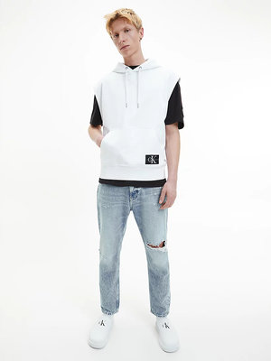 Módní Boyfriend jeans, Modrá barva, 2022