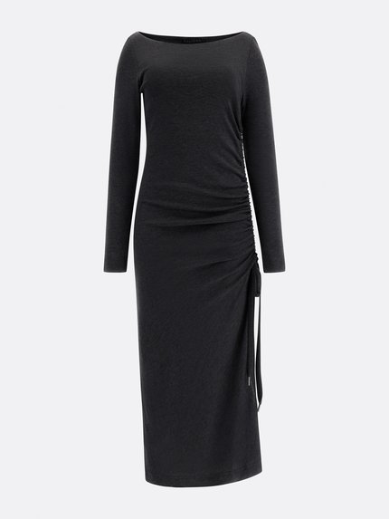 Módní Louise šaty, Šedá barva, 2022