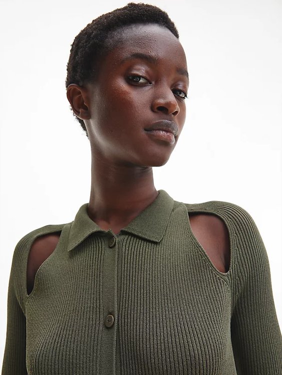 Módní K20K205107-GX9 šaty l/s, 2023