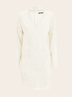 Luxusní Roaring Sequins šaty, Bílá barva, 38, 40, 42