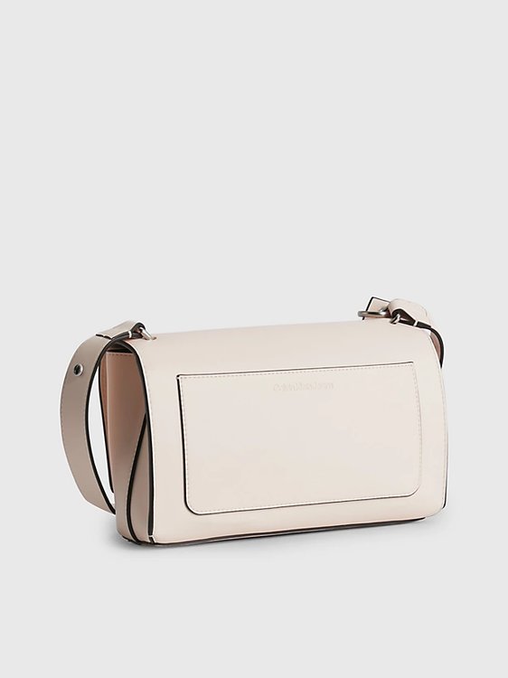 Sculpted kabelka – Calvin Klein Jeans, Krémová barva Ženy