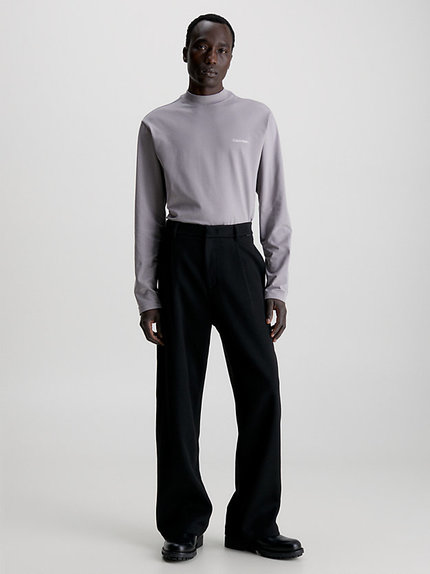 Módní Micro Logo mikina, Fialová barva, 2023