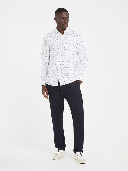 Módní Sunset košile, Bílá barva, 2023