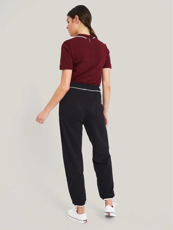 Módní Logo Monogram tepláky, Černá barva, 2024