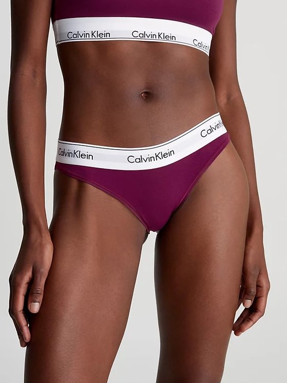 Modern Cotton bikiny – Calvin Klein Underwear, Vínová barva Ženy